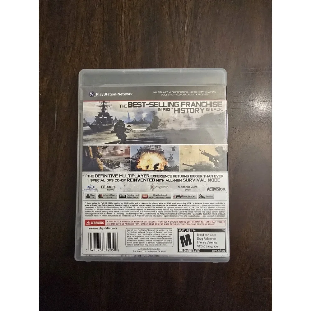 Playstation 3 (PS3) Game - Call Of Duty: MW3 (Modern Warfare 3)